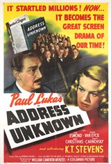 Address Unknown Movie Poster