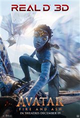 Avatar: Fire and Ash 3D Movie Poster
