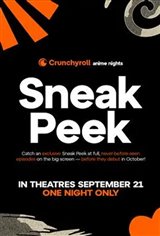 Crunchyroll Anime Nights SNEAK PEEK Movie Poster