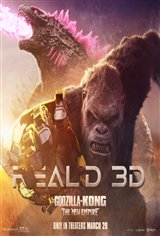Godzilla x Kong: The New Empire 3D Movie Poster