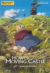 Howl's Moving Castle 20th Anniversary - Studio Ghibli Fest 2024 Movie Poster