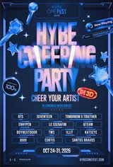 HYBE CHEERING PARTY (IN 3D) Movie Poster