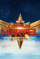 Opening Night Fan Event Captain Marvel: An IMAX Experience Movie Poster