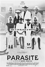 Parasite in Black & White Movie Poster