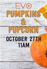 Popcorn & Pumpkins Large Poster