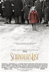 Schindler's List: 25th Anniversary Re-Release Movie Poster Movie Poster