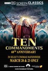 TCM Presents The Ten Commandments (1956) Movie Poster