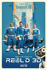 The Fantastic Four: First Steps 3D Movie Poster