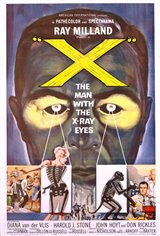 The Man With the X-Ray Eyes Movie Poster
