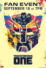 Transformers One Fan Event Movie Poster