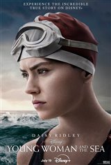 Young Woman and the Sea (Disney+) Movie Poster