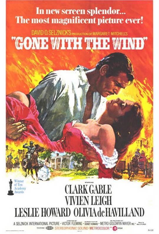 Gone With the Wind Large Poster