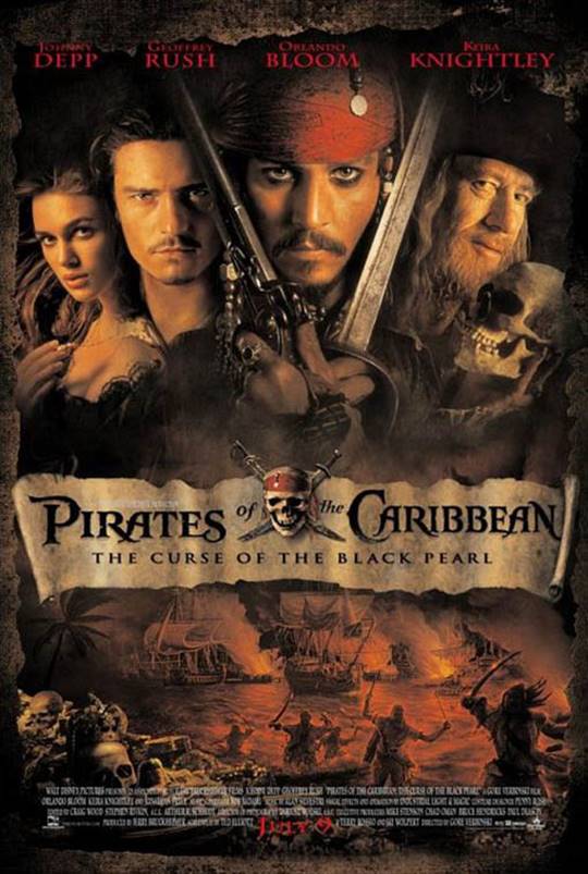 Pirates of the Caribbean: The Curse of the Black Pearl Large Poster