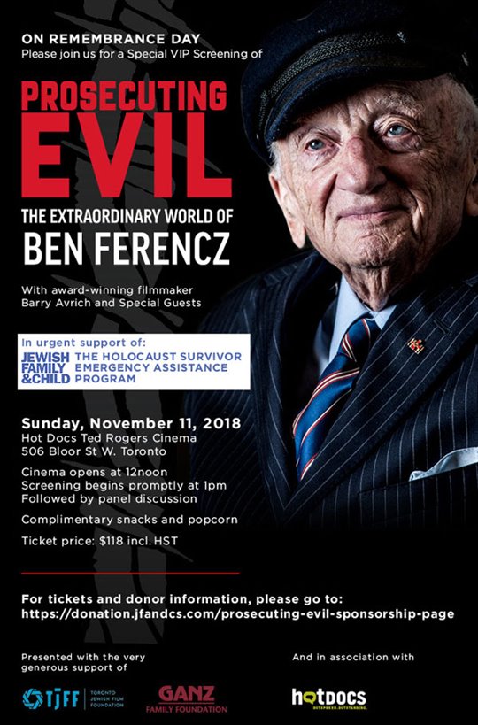 Prosecuting Evil: The Extraordinary World of Ben Ferencz Large Poster