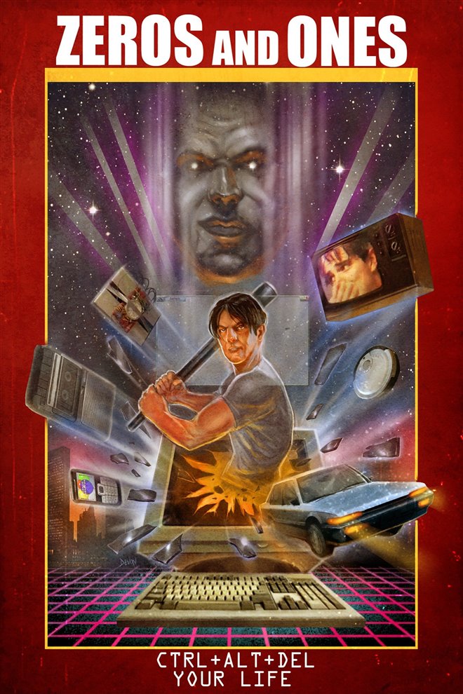 0s & 1s Large Poster