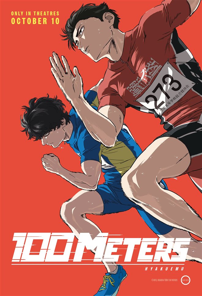 100 Meters Large Poster