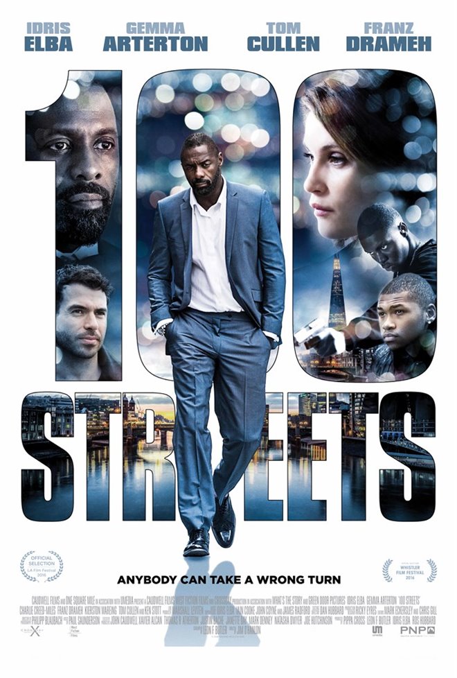 100 Streets Large Poster