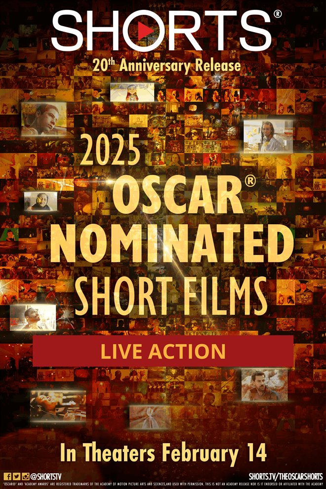 2025 Oscar Nominated Short Films: Live Action Large Poster