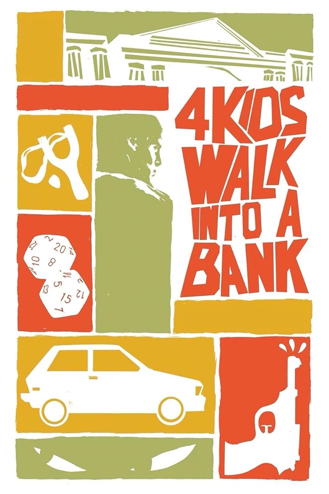 4 Kids Walk Into a Bank Large Poster