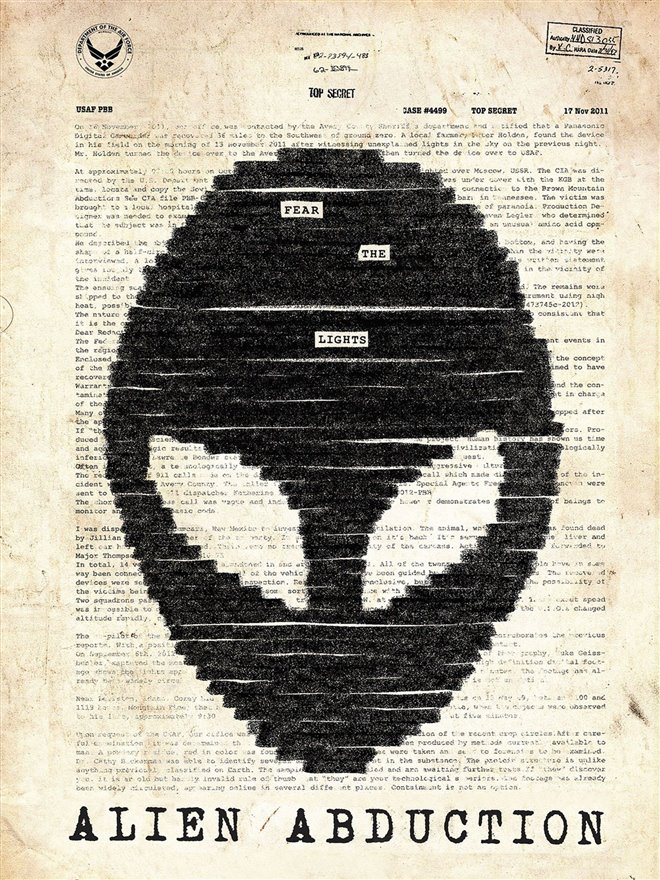 Alien Abduction Large Poster