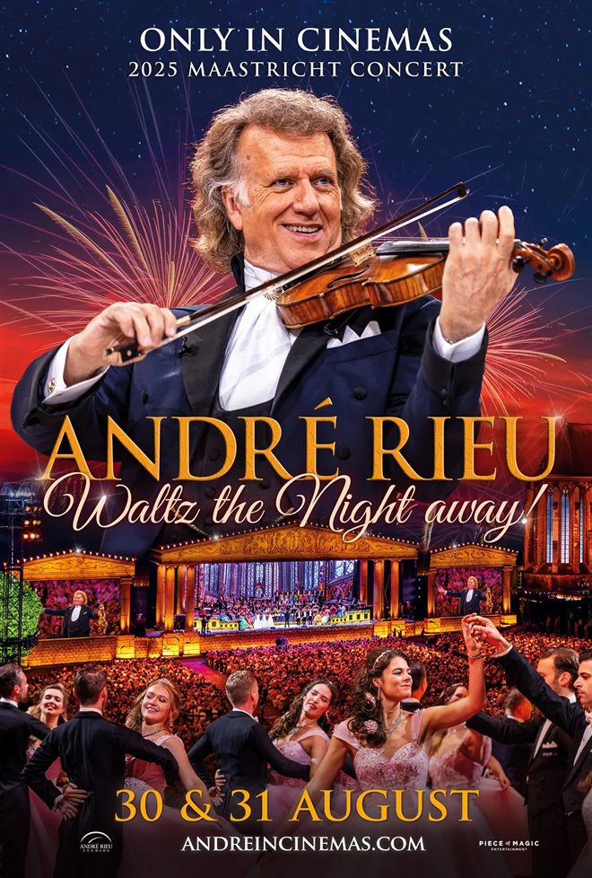 Andre Rieu's 2025 Maastricht Concert: Waltz the Night Away! Large Poster