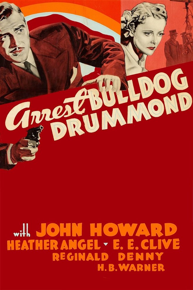 Arrest Bulldog Drummond Large Poster