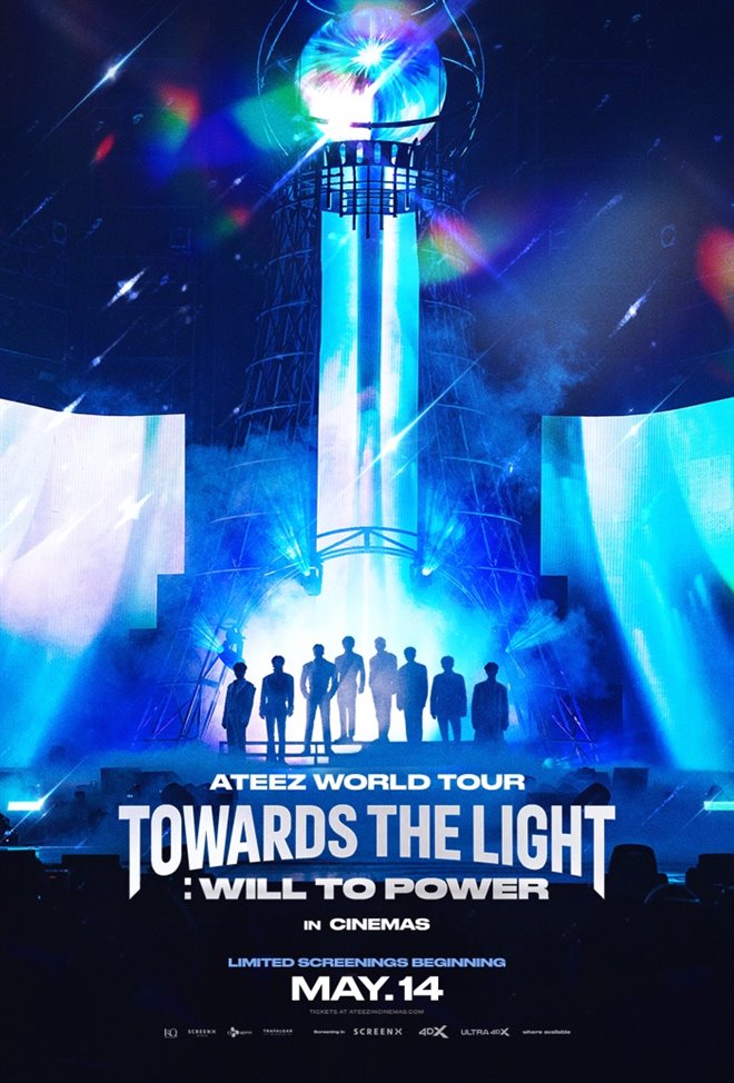 ATEEZ WORLD TOUR [TOWARDS THE LIGHT : WILL TO POWER] IN CINEMAS Large Poster