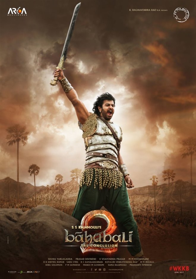 Baahubali 2: The Conclusion (Telugu) movie large poster.