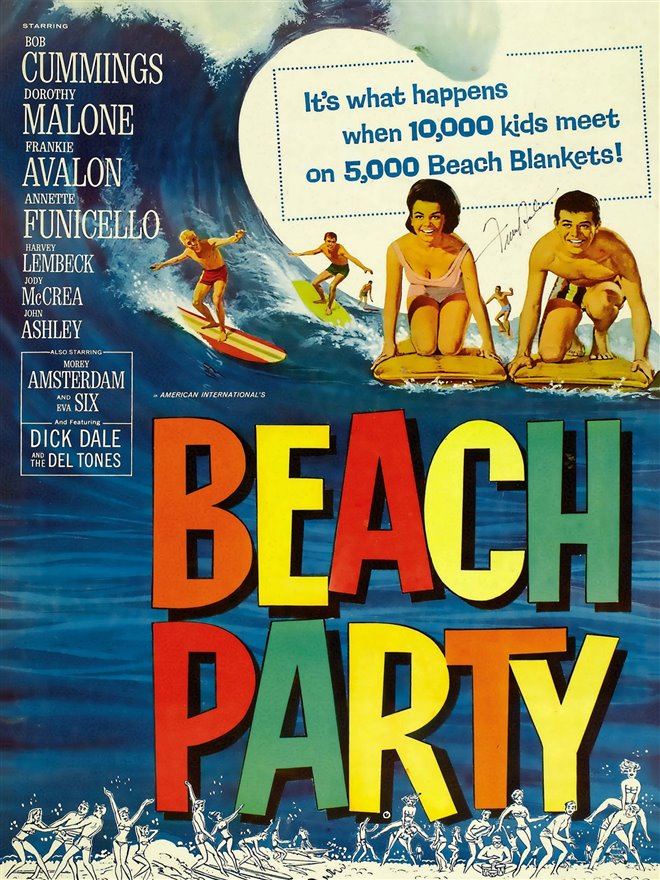 Beach Party Large Poster