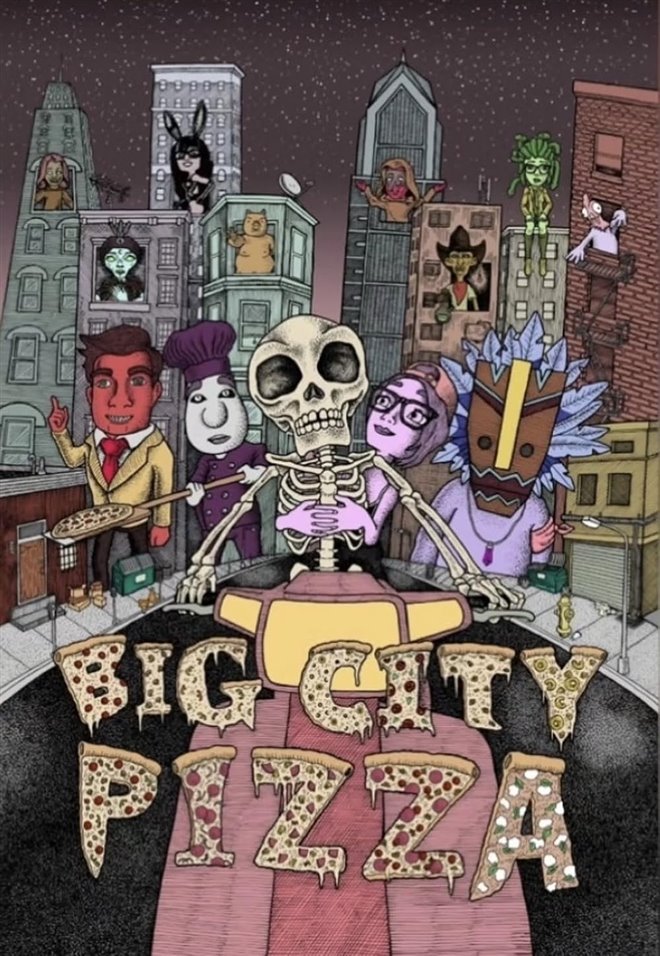 Big City Pizza Large Poster