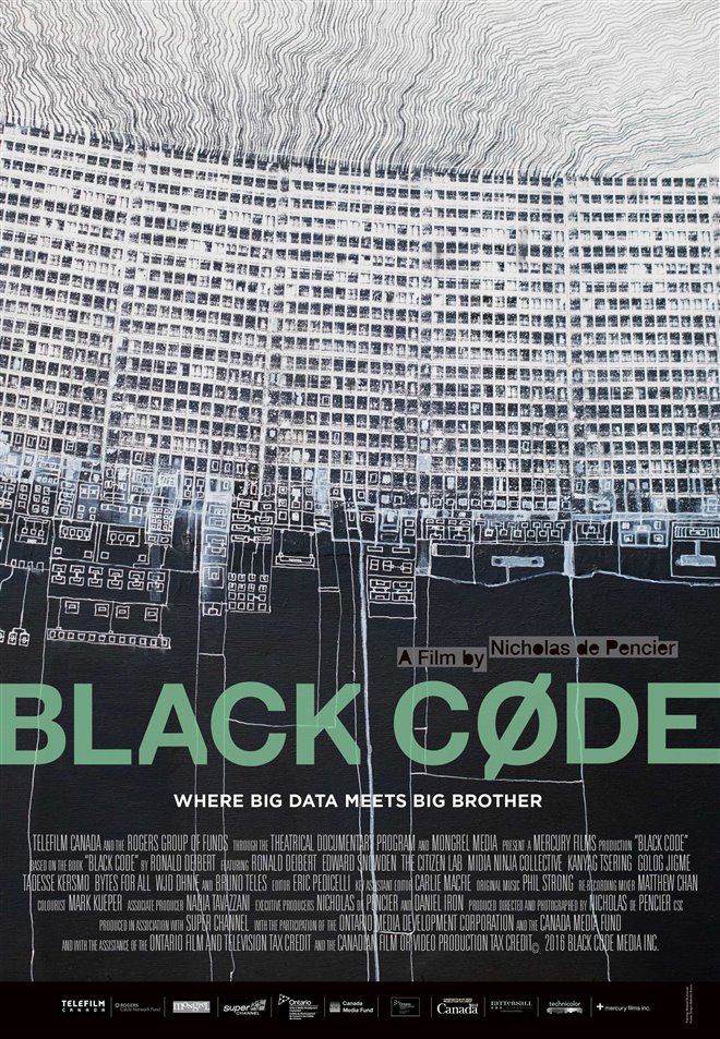 Black Code Large Poster