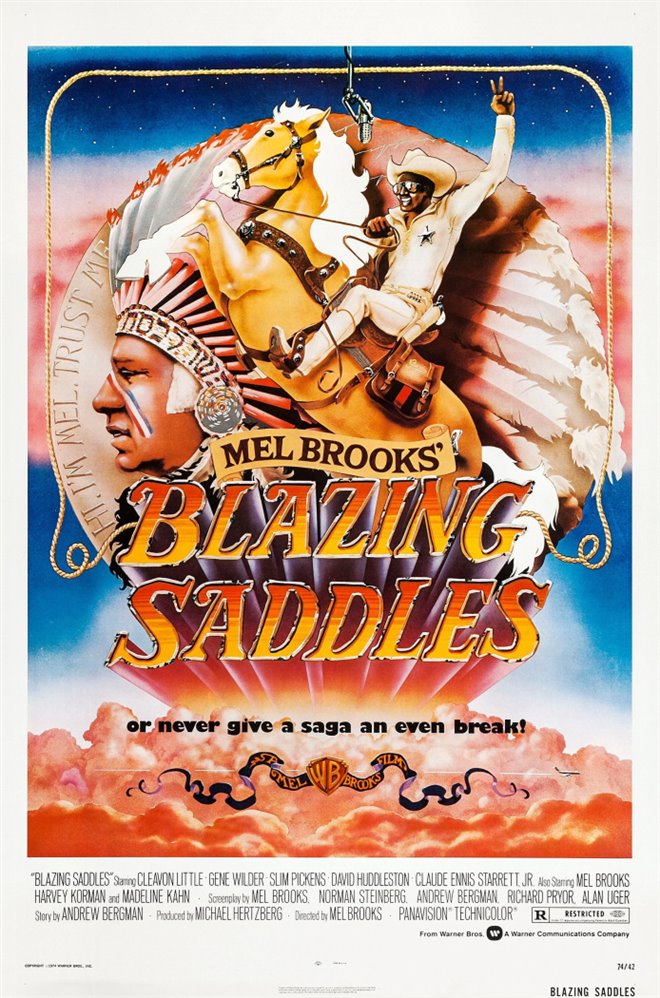 Blazing Saddles Large Poster
