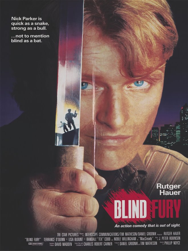 Blind Fury Large Poster