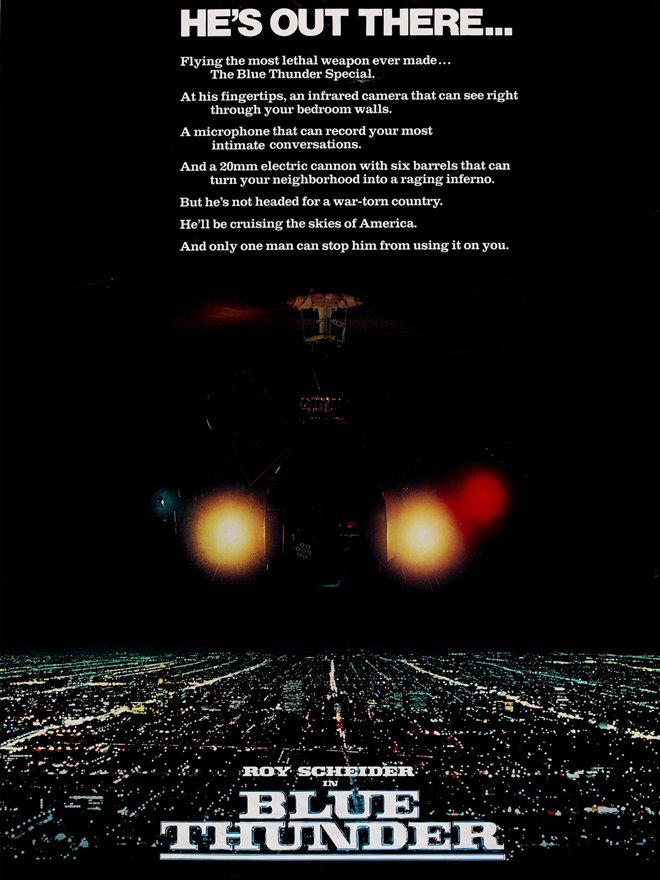 Blue Thunder Large Poster
