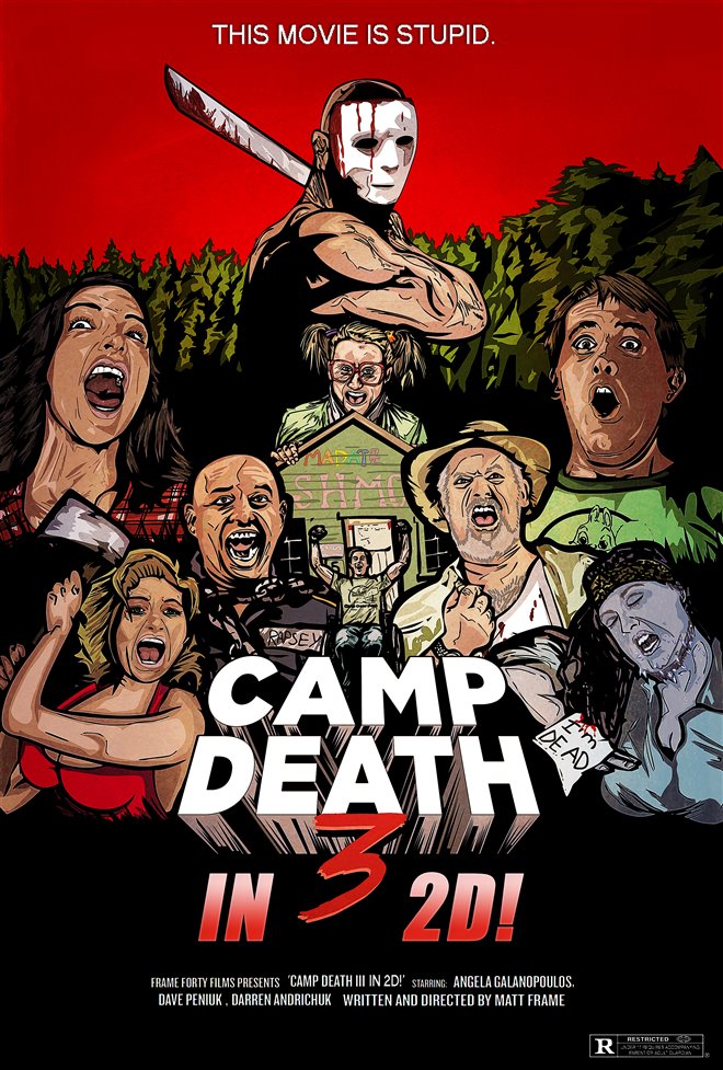 Camp Death 3 in 2D! Large Poster