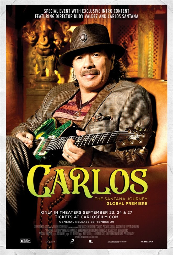 Carlos: The Santana Journey Global Premiere Large Poster