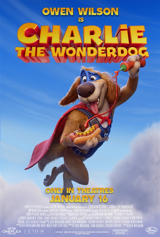 Charlie the Wonderdog Large Poster