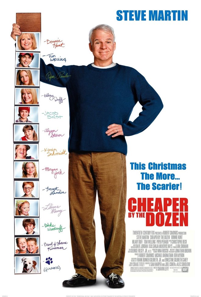Cheaper by the Dozen Large Poster