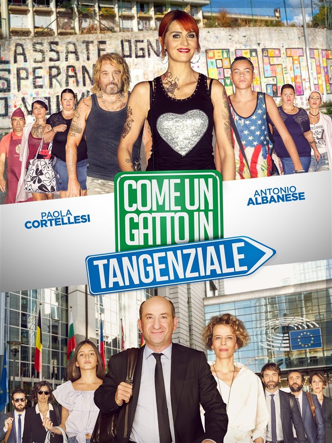 Come un gatto in Tangenziale Large Poster