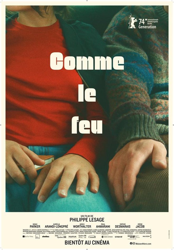 Comme le feu Large Poster