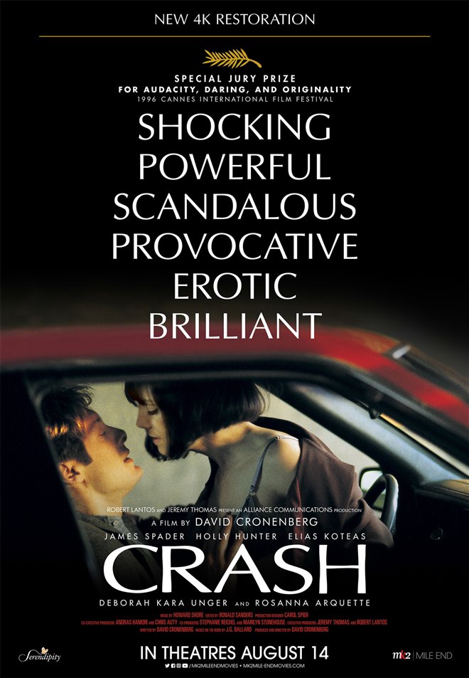 Crash (New 4K Restoration) movie large poster.