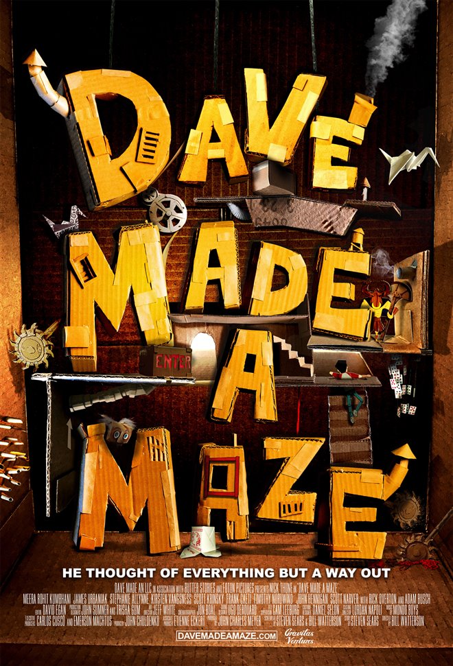 Dave Made a Maze Large Poster