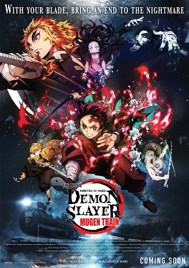 Demon Slayer le film : Le train de l'Infini Large Poster