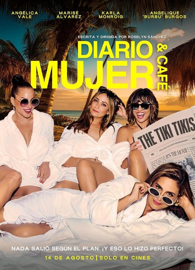 Diario, Mujer & Cafe Large Poster