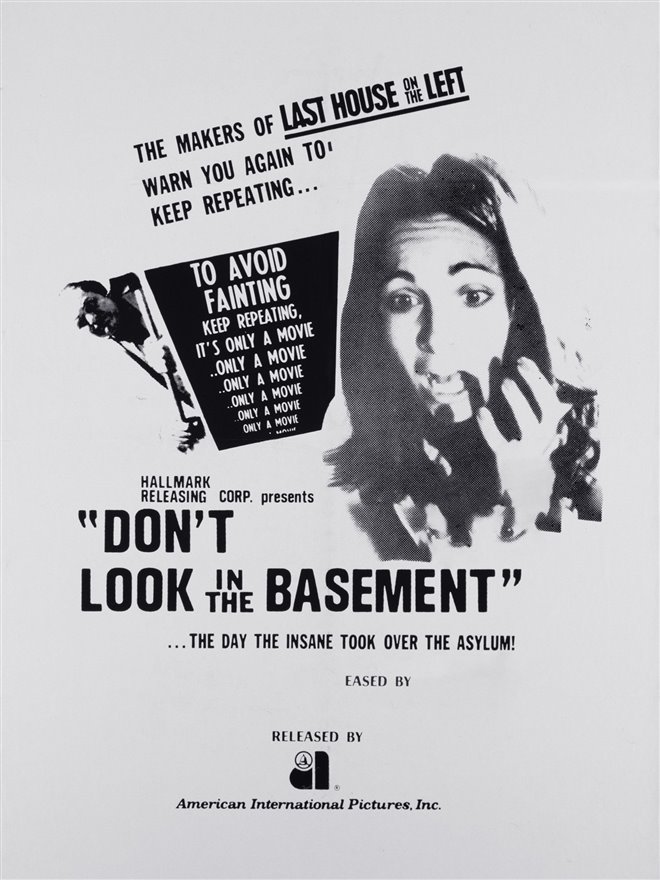 Don't Look in the Basement Large Poster