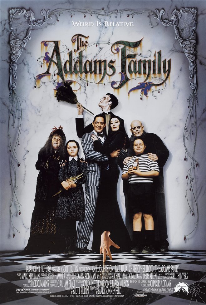 Double Feature: The Addams Family (1991) / Whalefall (2026) Large Poster
