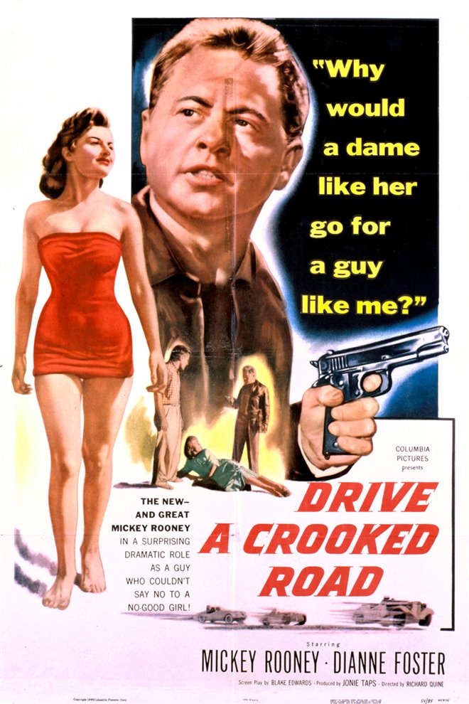 Drive a Crooked Road (1954) Large Poster