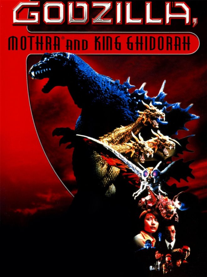Godzilla, Mothra and King Ghidorah Large Poster