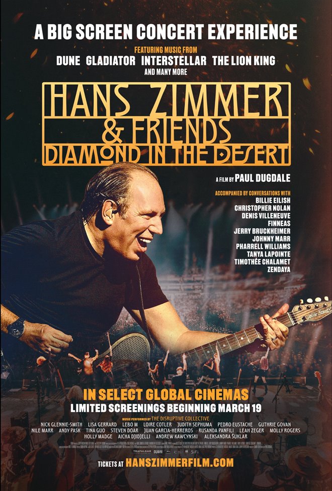 Hans Zimmer & Friends: Diamond in the Desert Large Poster