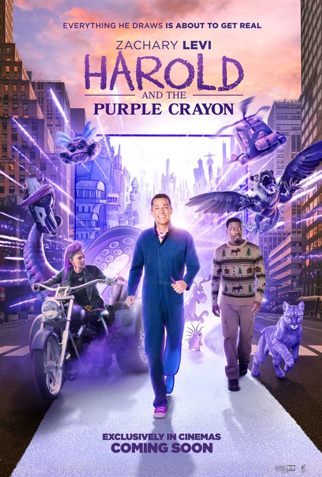 Harold and the Purple Crayon Large Poster